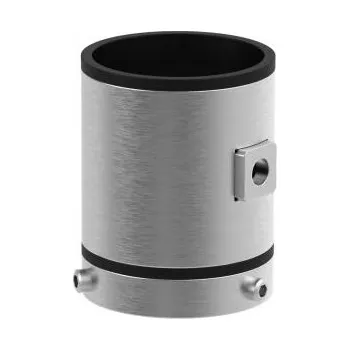 Zábradlí Záslepka na sloupek se závitem M8, průměr 42,9 mm, saténová nerezová ocel AISI 304