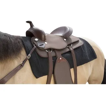 Westernová podsedlová deka WESTRIDE Navajo Cotton Solid černá