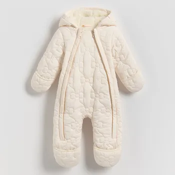 Reserved - Zateplená kombinéza s kapucí - tělová - 504GT-02X - 504GT-02X-68