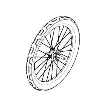 vozík za kolo Thule Chariot Cross 2 - Wheel 20" 24 spokes 55274