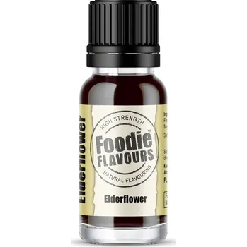 Foodie Flavours Přírodní koncentrované aroma 15ml černý bez