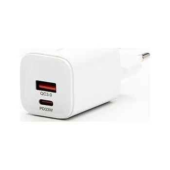 Powerton ENERGY VOLTIX Síťový adaptér 33W, 2 porty, USB-C, USB-A, 33W GaN Charger