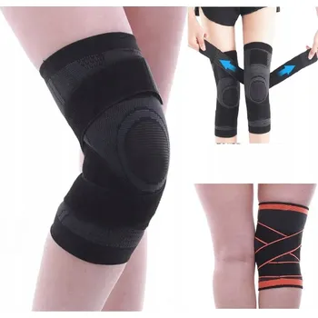 ORTEZA KOLENA STABILIZÁTOR KOLENNÍHO KLOUBU ELASTICKÁ BANDÁŽ NA KOLENO L