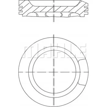 Píst motoru Mahle 033 04 01 Píst