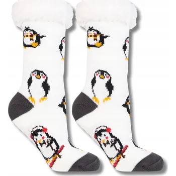 Dámské ponožky TLUSTÉ PONOŽKY ZIMNÍ BAMBOŠE TEPLÉ PONOŽKY MORAJ VEL. UNI