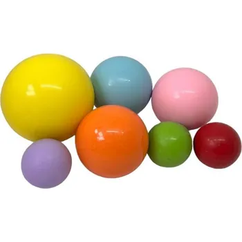 I love Cakes, vyrobeno v EU Čokoládové koule 7ks duhové - K Decor | Skvělé pro Váš domácí dort