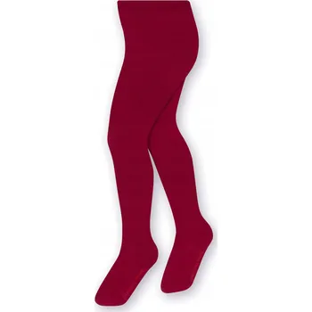 Dětské vlněné punčocháče Steven červené velikosti 152