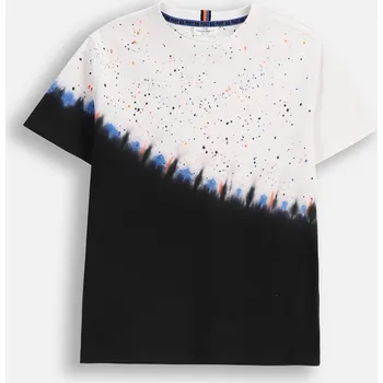 Dětské tričko bílé chlapecké s krátkým rukávem velikost 164 Coccodrillo ZC