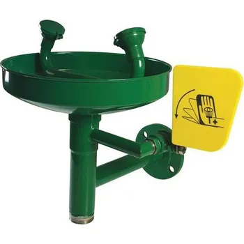 Sprchový set Bezpečnostní oční sprcha Manutan Expert na stěnu, nerezová + Prodloužená záruka na 10 let