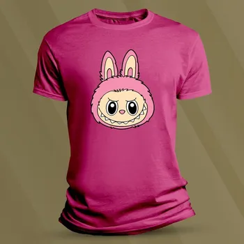 Dětské tričko s potiskem Labubu zubatý velikost 128 Fuchsia