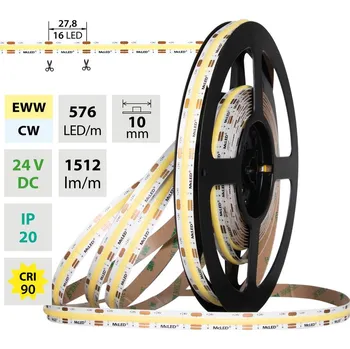 LED osvětlení MCLED Pásek LED COB dual 15W/m 24V IP20 50m ML-127.633.83.2