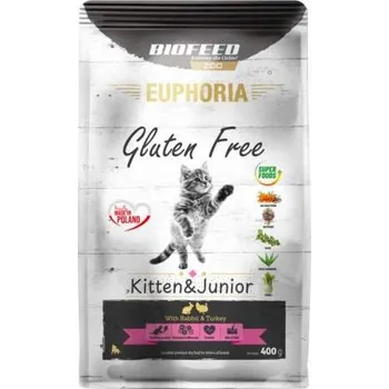 Krmivo pro kočku Euphoria Gluten Free KITTEN JUNIOR turkey & rabbit 8kg kotě krůta králík