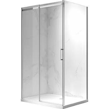 BPS-koupelny Obdélníkový sprchový kout SK-KZ22A 110x80 chrom/transparent - bez vaničky