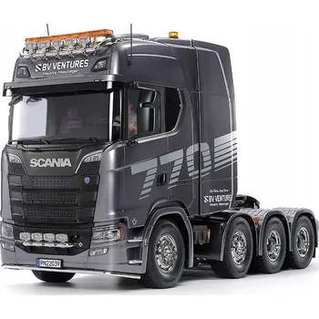 RC model auta Scania 8x4/4 (Gun Metal) 1:14 malovaná Tamiya 56376
