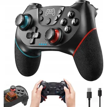 Herní ovladač Bezdrátový ovladač a drátový ovladač pro Nintendo Switch, vícebarevný