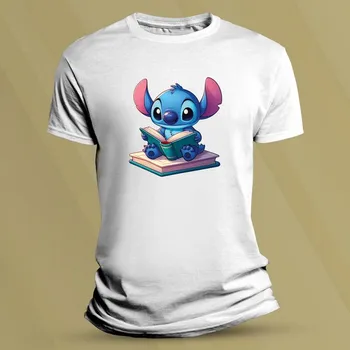 Chlapecké tričko Tričko pro děti Učenlivý Stitch Bílá velikost 104 (3-4 roky)