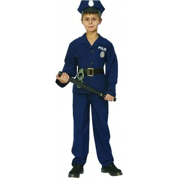 Karnevalový kostým Kostým Policista GoDan vel. 134-146