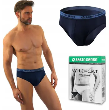 Slipy Sesto Senso Slipy černé barvy velikost XXL