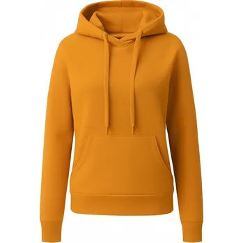 Dámská mikina Dámská zateplená tepláková mikina klokanka s kapucí S, medová 26