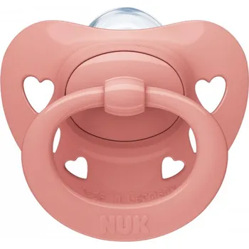 dudlíky Dudlík NUK Signature 0-6m broskvová - 0-6 m