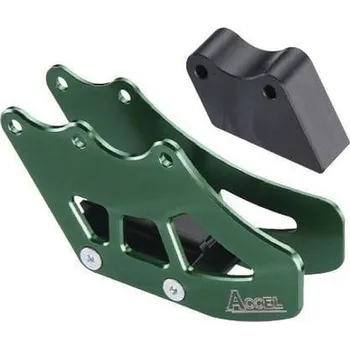 Řetězová sada pro motocykl ACCEL vodítko řetězu komplet KAWASAKI KX125/250 97-06, KXF250 04-05, SUZUKI RMZ 250 04-06 barva zelená (ACCEL vodítko řetězu komplet KAWASAKI KX125/250 97-06, KXF250 04-05, SUZUKI RMZ 250 04-06 barva zelená)