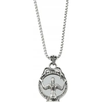 Náhrdelník NÁHRDELNÍK PŘÍVĚSEK PŘÍVĚSEK - ZRCÁTKO UPÍR UPÍRKA ČARODĚJNICE STŘÍBRNÁ