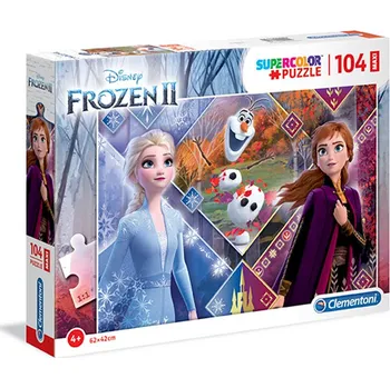 Clementoni Puzzle Maxi Frozen 2 / 104 dílků, 1. vydání vázaná Clementoni
