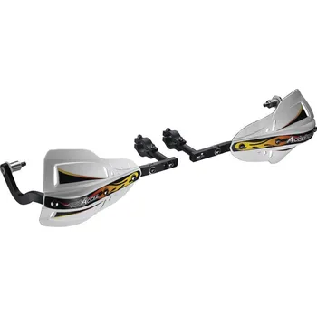 Osvětlení pro motocykl ACCEL chrániče páček s alu upevněním ENDURO 28mm (HG- barva černá, SD- barva světle modrá) (ACCEL chrániče páček s alu upevněním ENDURO 28mm (HG- barva černá, SD- barva světle modrá))