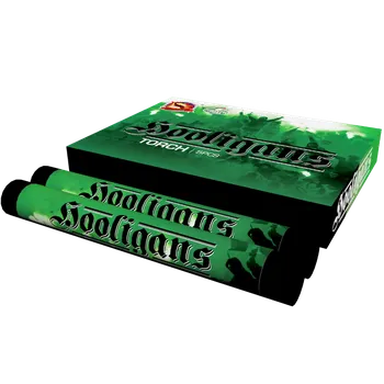 Zábavní pyrotechnika Pochodeň Hooligans zelená 1 ks