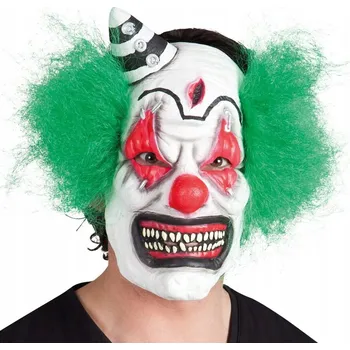 Karnevalová maska Maska na obličej Boland MASP9 latexová klaun vícebarevná