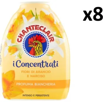 Prací prášek Chanteclair koncentrovaný parfém na prádlo s vůní pomerančů s narcisů 8x220 ml- VÝHODNÉ BALENÍ
