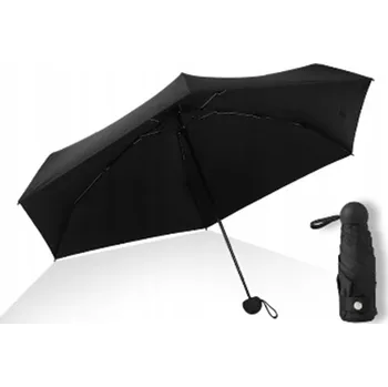 Deštník #cool_items Manuální skládací deštník s pouzdrem, černý