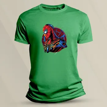 Dětské tričko s potiskem Spider-Man velikost 152 (12-13 let) Zelená
