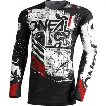 Moto dres Dres O´Neal Mayhem SCARZ černá/bílá/červená (Velikost: 2XL) M003-206
