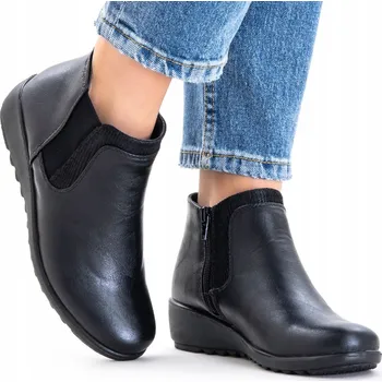 Dámská zimní obuv Wojtyłko dámské kotníkové boty platforma velikost 39