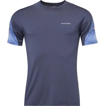 Běžecké oblečení Pánské performance triko KLIMATEX Farah tmavě modrá Velikost: XL