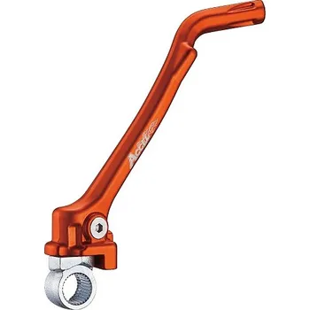 Osvětlení pro motocykl ACCEL startovací páka hliníková KTM SX65 16-23, HUSQVARNA TC 65 17-23 barva oranžová (ACCEL startovací páka hliníková KTM SX65 16-23, HUSQVARNA TC 65 17-23 barva oranžová)