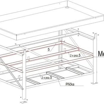 RC vybavení Scobax mezipatro | cena za ks