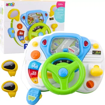 Hračka pro nejmenší LEAN Toys 22819 Interaktivní dětský simulátor jízdy se světlem a zvukem