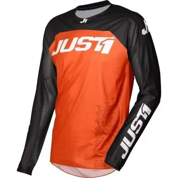 Moto dres Dres JUST1 J-FORCE TERRA černo/oranžový (Velikost: XL) MCF_13393