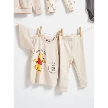 Chlapecká mikina Sinsay - Souprava mikiny a legín Winnie the Pooh - krémová - 942FW-01M - 942FW-01M-104