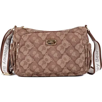Kabelka Henney Bear Dámská kabelka Shadow Bear Brown H-1165