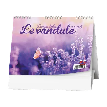 Kalendář Baloušek Tisk Stolní kalendář Levandule 2026