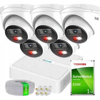 Bezpečnostní kamera Sada domácího monitoringu IP kamera 5x IPCAM-T2-30DL NVR-8CH-H/8P 2MPx IR 30 m
