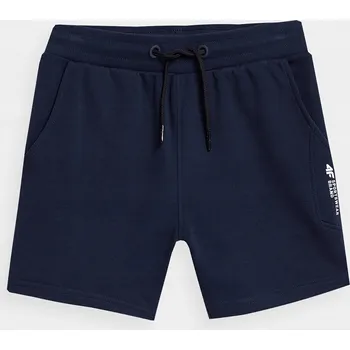 4F krátké kraťasy do půlky stehen bavlna modré velikost 146