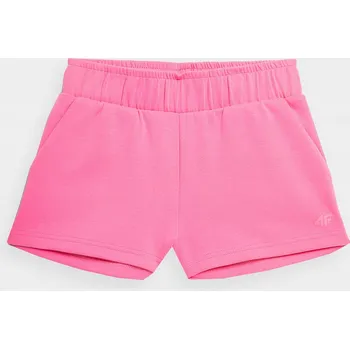 Dámské kraťasy 4F krátké kraťasy do půlky stehen polyester růžové velikost 146