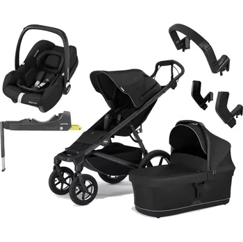 Kočárek Thule Urban Glide 4-Wheel + Bassinet + Maxi Cosi 2025 černý