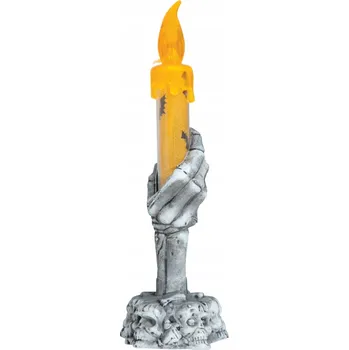 Karnevalový doplněk Jedna dekorace Fiestas Guirca lebka 1 ks