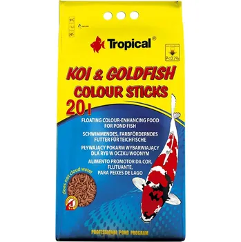 Krmivo pro rybičky Krmivo ve formě tyčinek Tropical Koi & Goldfish Colour Sticks 1,6 kg
