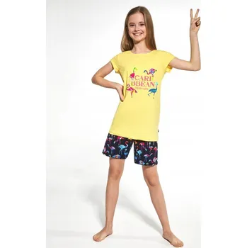 Dívčí pyžamo CORNETTE Dívčí pyžamo GIRL KR 787/93 CARIBBEAN 92 ŽLUTÁ